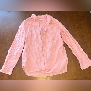 J. Crew Pink Button Down Shirt